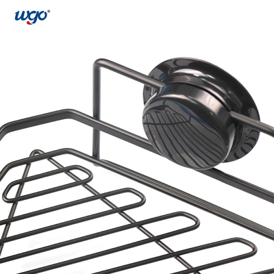265m m Matte Black Corner Shower Shelf de acero inoxidable ISO 9001