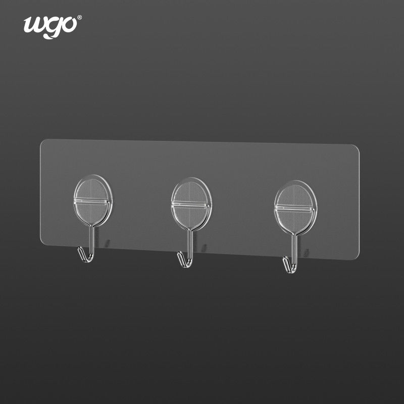 SS304 gancho montado en la pared del PVC Stickey para las suspensiones y los organizadores de capa de la ropa