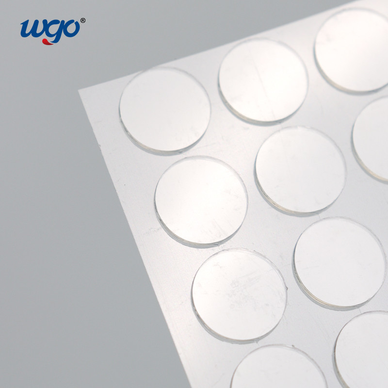 Palillo en la tarjeta de papel una y otra vez sin el residuo Dots Suction Pad pegajoso desprendible