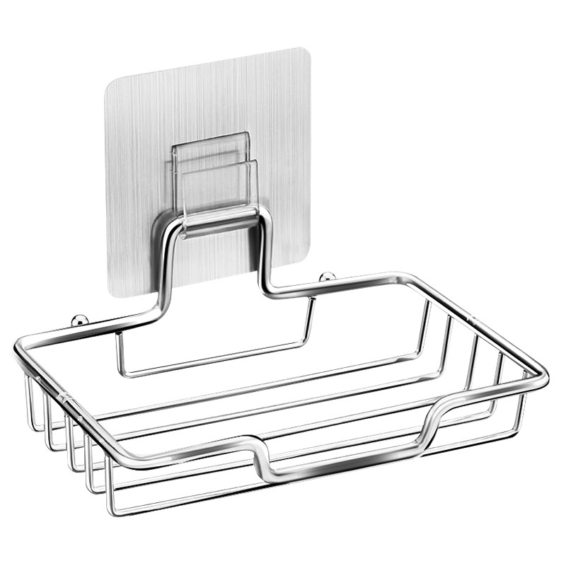 Los accesorios del baño fijaron el tenedor montado auto-adhesivo de la jabonera del tenedor de Fiiting del cuarto de baño para el cuarto de baño