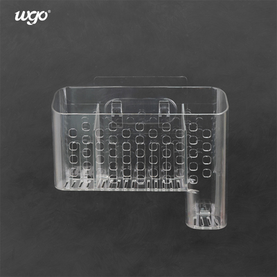 Cesta plástica del escritorio de oficina de Holder For Kitchen del carrito del cuarto de baño del soporte libre de daños de la pared