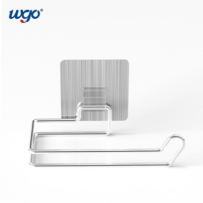 Montaje libre de daños instalado auto-adhesivo del tenedor del rollo del papel del cuarto de baño